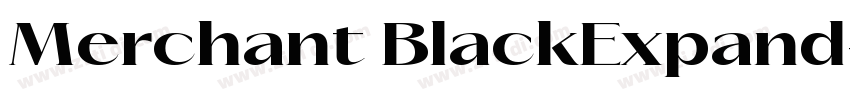 Merchant BlackExpand字体转换